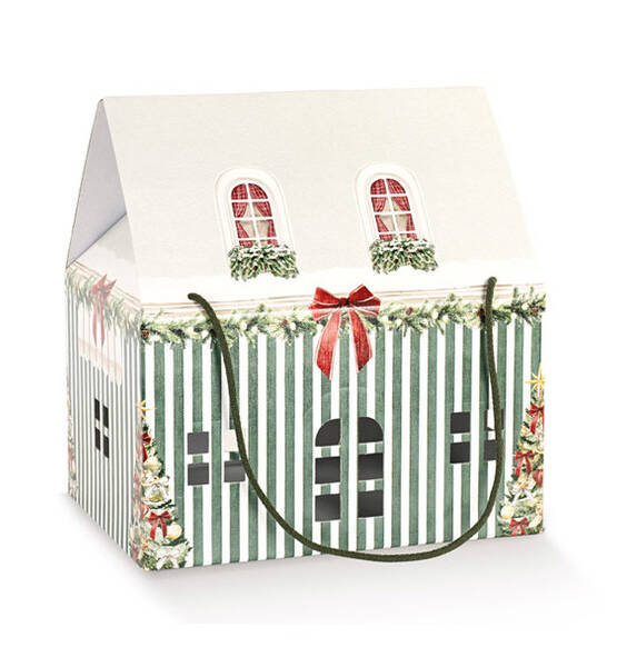 MARKET VERDE 330X250X190 CASETTA CON CORD. PZ 2
