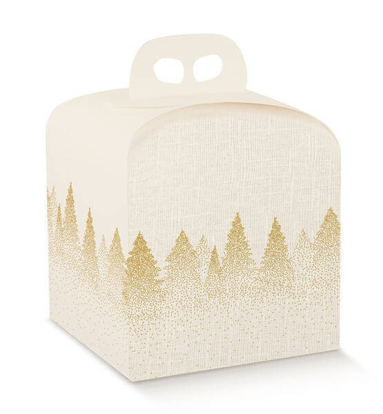SCATOLA PANETTONE 200X200X180 WHITE FOREST