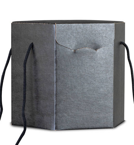 SCATOLA SEGRETO SESAG. 245X245X180 PZ 10 SETA NERO