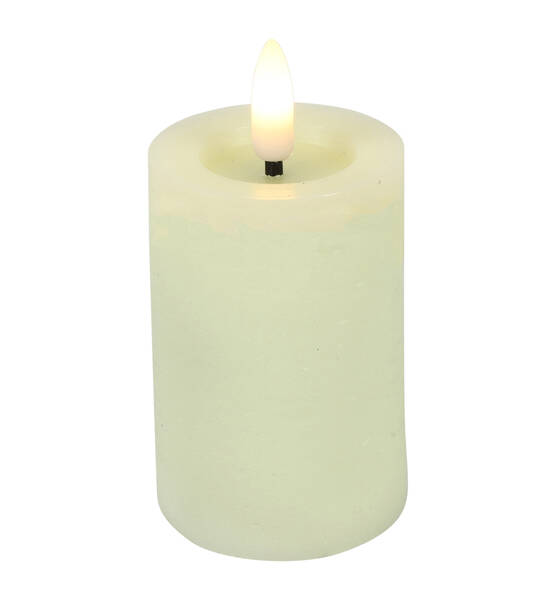 CANDELA A LED LYON CREMA LUCE CALDA D5CM H10CM