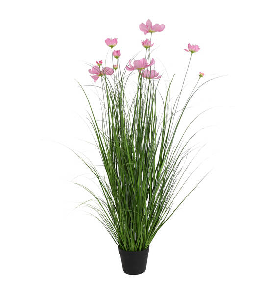 ART PLANT COSMOS M ROSA H120 CM