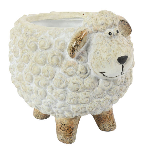 VASO DA FIORI TOOS L BEIGE H14 CM