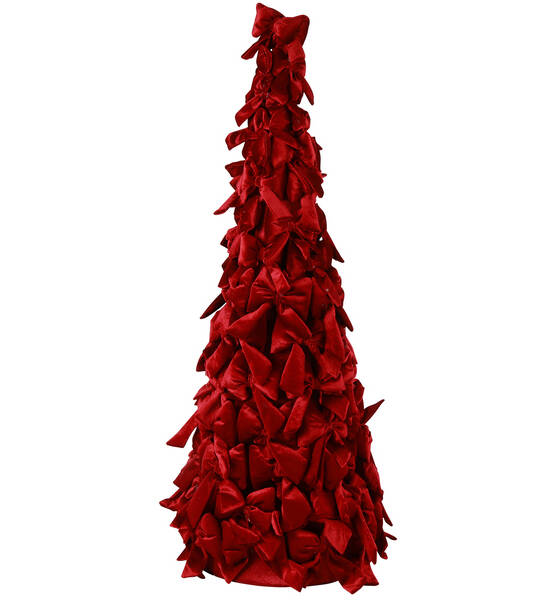 ALBERO ROYALS CON FIOCCHI XXL H 100CM BORDEAUX
