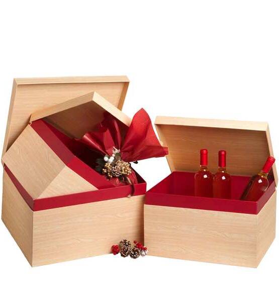 BAULE IN CARTA E LEGNO 26X44X37.5 PERSONALIZZABILE