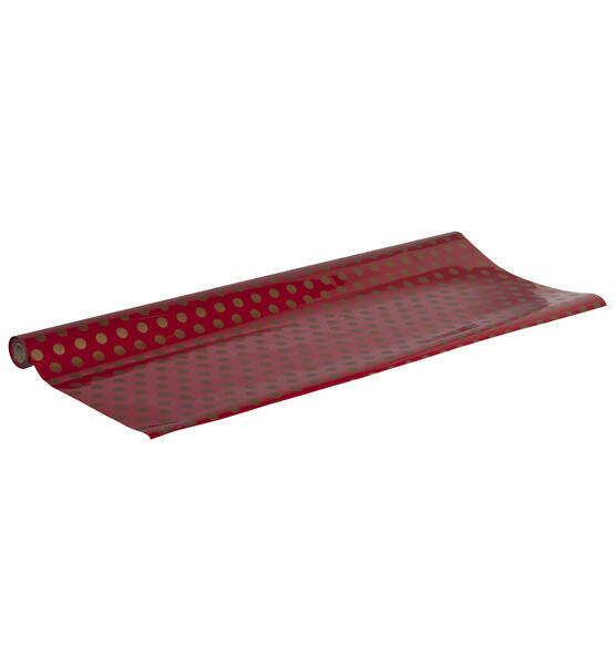 ROTOLO CARTOPACK H100 x 20MT POLKA DOTS BURGUNDY