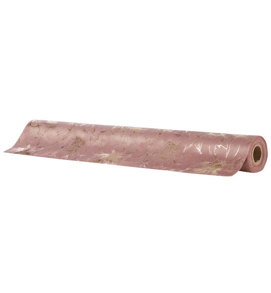 ROTOLO GERMOGLIO DORATO 48CM X 3MT ROSA SCURO