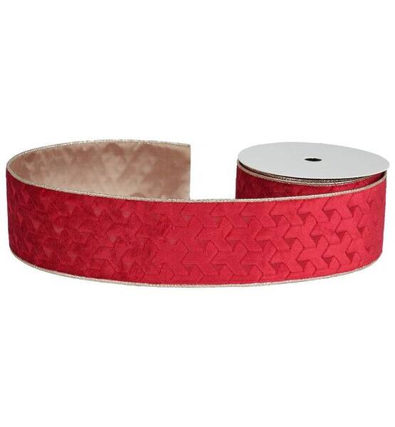 NASTRO CON TRAMA 63MM X 9.14MT ROSSO