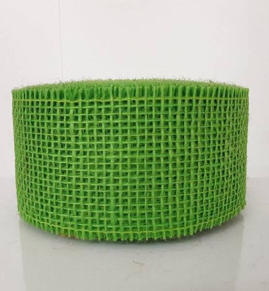 NASTRO GREZZO JUTA MM 60 X 20 MT VERDE MELA