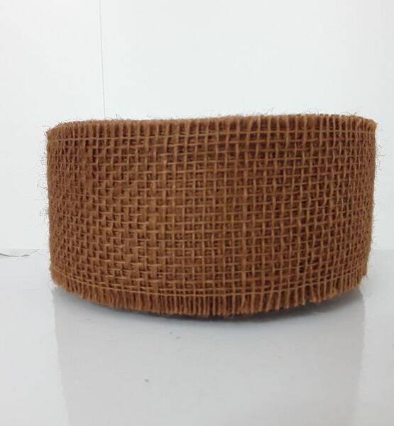 NASTRO GREZZO JUTA MM 60 X 25 MT MARRONE CHIARO