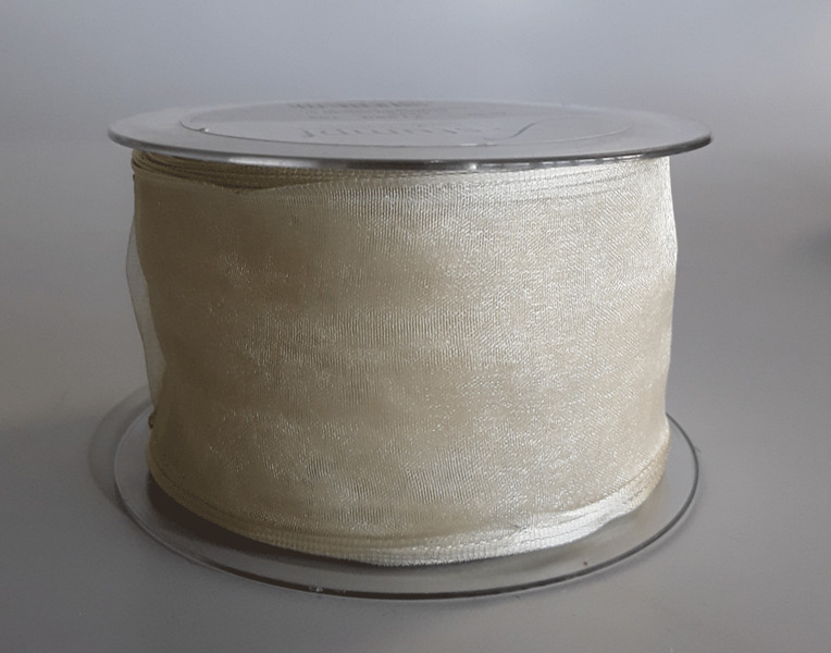 Nastro Bianco Avorio - 500 Metri X 5mm Per Decorazioni - Foto 9