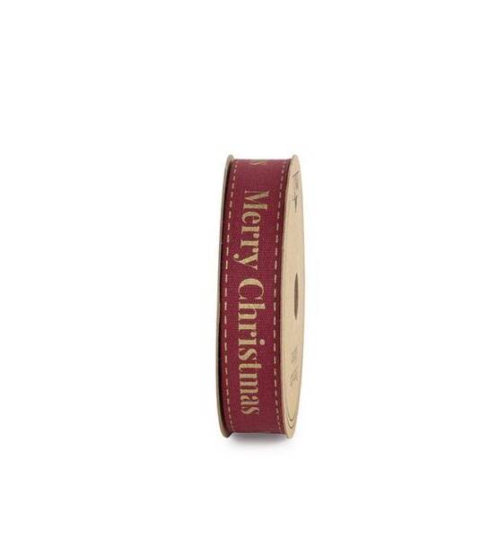 NASTRO DENIS 20MTx25MM BORDEAUX "merry chris"