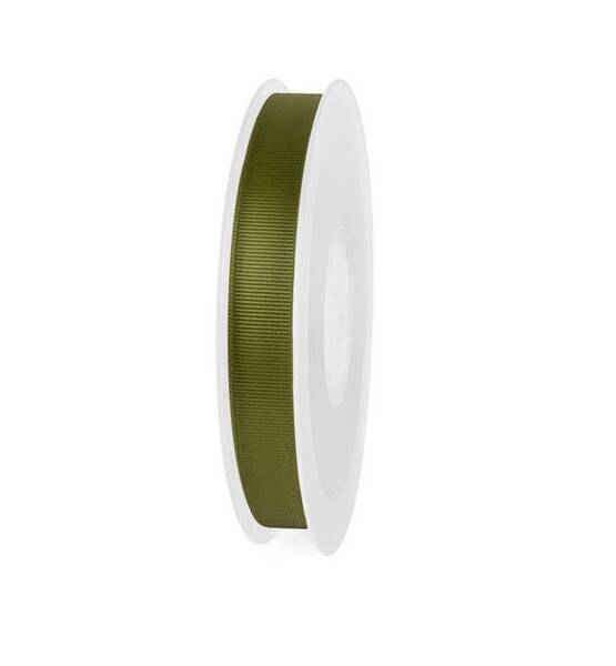 NASTRO GROS GRAIN 15MMX25MT VERDE OLIVA