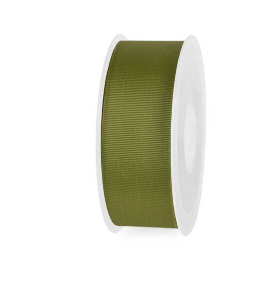 NASTRO GROS GRAIN 38MMX25MT VERDE OLIVA
