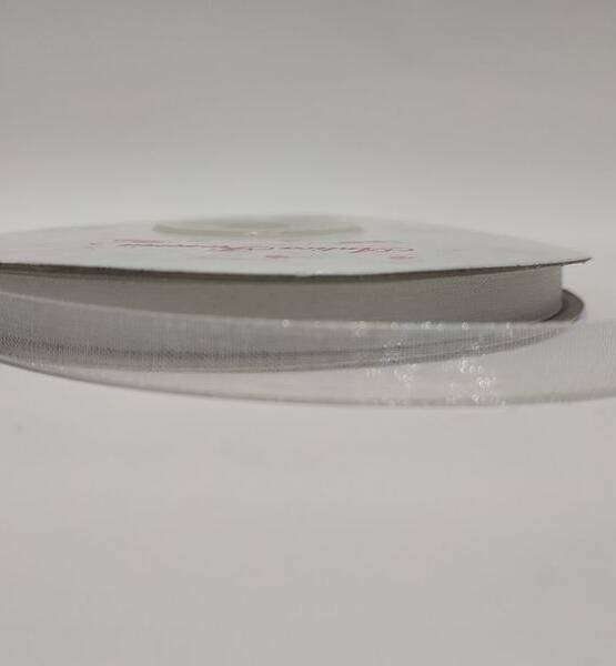 NASTRO ORGANZA MM 6X50 MT BIANCO EC