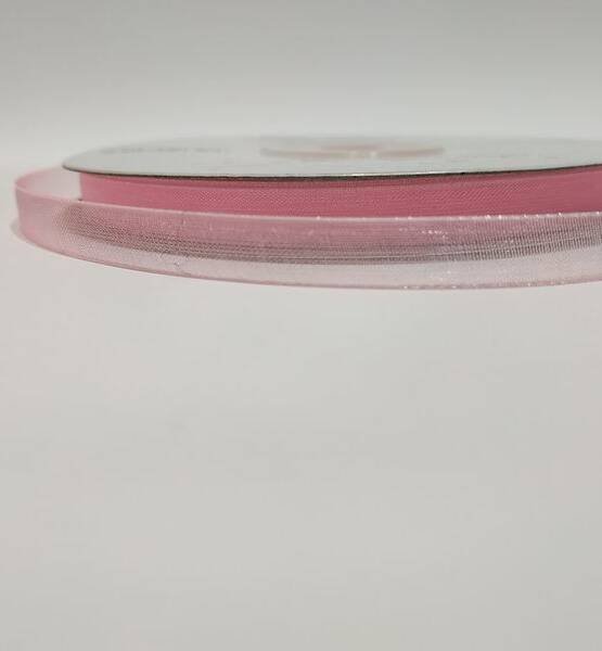 NASTRO ORGANZA MM 6X50 MT ROSA EC