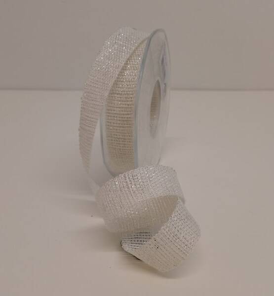 NASTRO GARZA LINO MM18X15MT ARGENTO