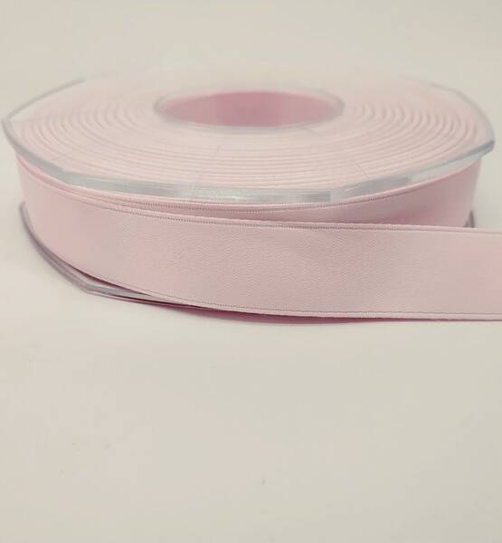 NASTRO DOPPIO RASO OPACO 15MM X 20 MT ROSA BABY EC
