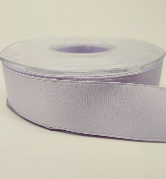 NASTRO DOPPIO RASO OPACO 25MM X 20 MT LILLA EC