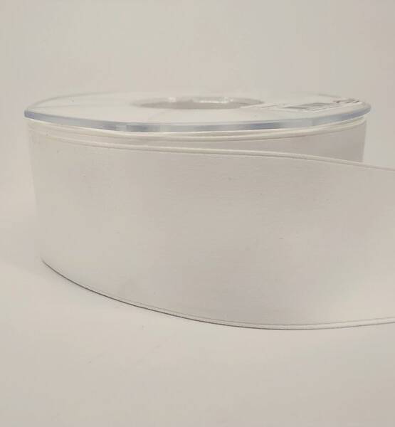 NASTRO DOPPIO RASO OPACO 40MM X 20 MT BIANCO EC