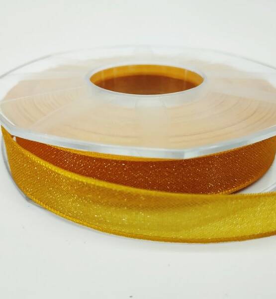 NASTRO VELO LUMINOSO 15MM X 20 MT GIALLO SCURO EC