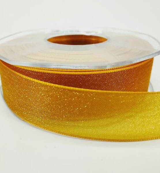 NASTRO VELO LUMINOSO 25MM X 20 MT GIALLO SCURO EC