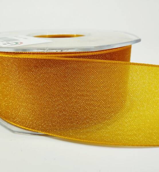 NASTRO VELO LUMINOSO 40MM X 20 MT GIALLO SCURO EC