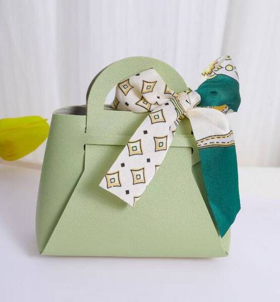 BORSETTA MINI FOULARD VERDE CHIARO 10X5X11 CM