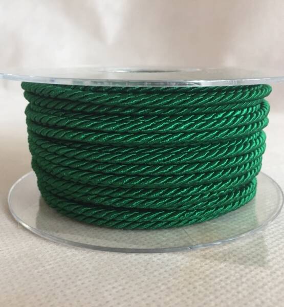 CORDONE MM 3.5 X 25 MT 3 CAPI VERDE BOTTIGLIA 3692