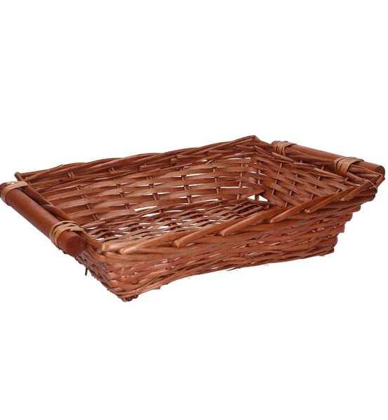 CESTA VIMINI NAZO MIELE RETTANGOLRE 35x25x9cm