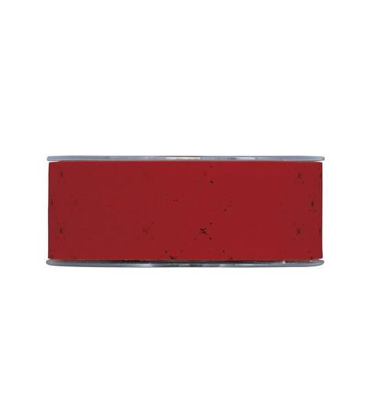 NASTRO LINO LAMINATO 40MM X 20 MT ROSSO