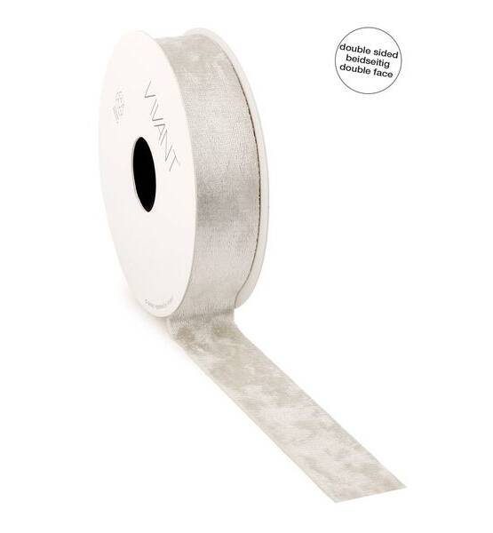 NASTRO VELVET ICE 5M/25MM BIANCO