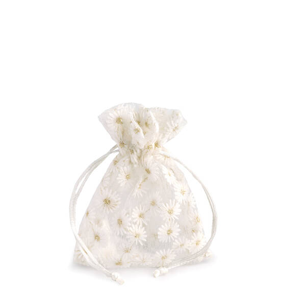 SACCHETTO CON MARGHERITE DAISY 13CMX10CM 10PZ