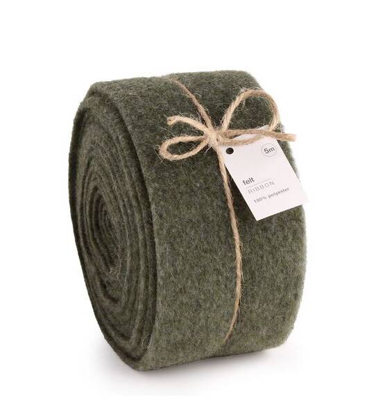 NASTRO FELT VERDE 5MT X 70MM