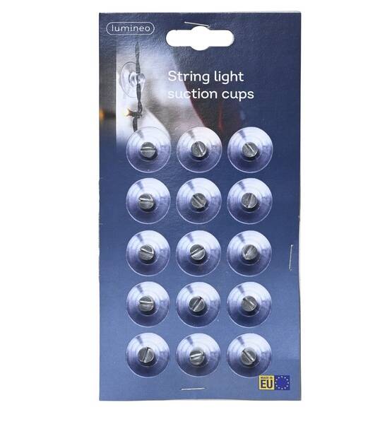 GANCI CON VENTOSA DA ESTERNO BIANCHI H1.8CM pz 15