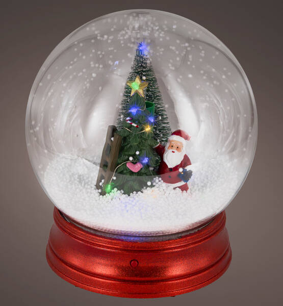 GLOBO NATALIZIO CON MICRO LED H22.5 D20.5 CM