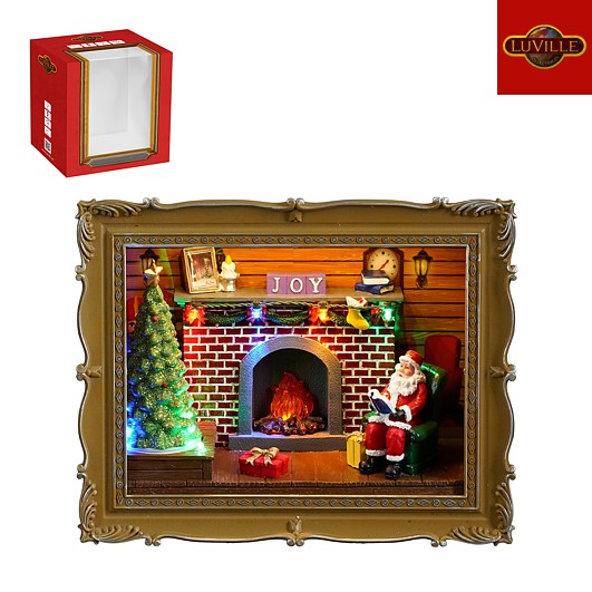 FOTO NATALIZIA LED A BATTERIA L24.5 X W10.5 X H20 CM