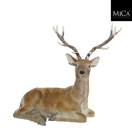 DECORAZIONE CERVO MARRONE L88 X W47 X H80 CM