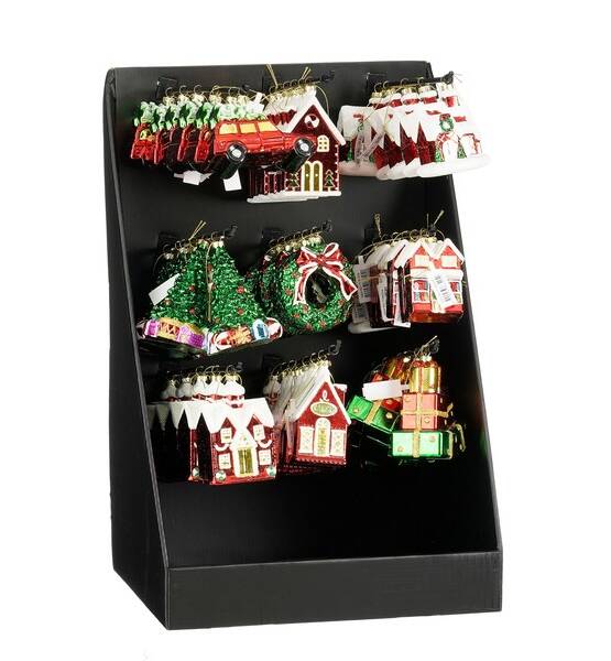 ORNAMENTO NATALE ROSSO VERDE L8 X W8 X H12.5 CM