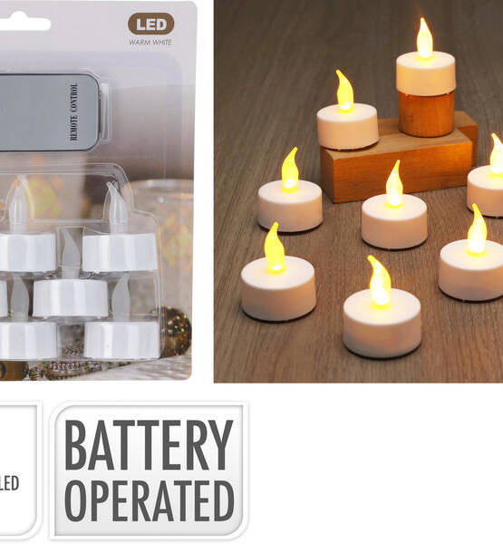 SET 8 LUMNI LED LUCE BIANCA
