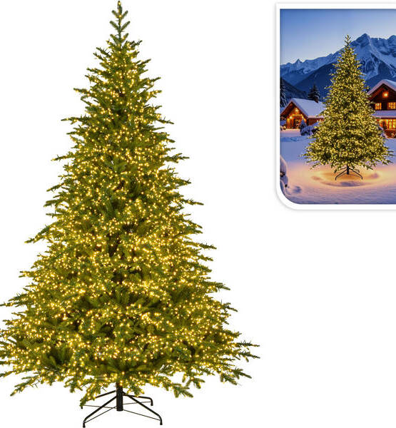 ALBERO KOOP VERDE h210 d.148cm CON 7000 LED