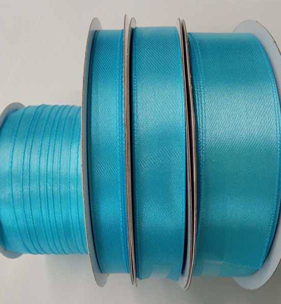NASTRO DOPPIO RASO MM 6X 100MT TURCHESE EC